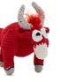 Front View - Click To Enlarge - WARE OF THE DOG - Bull Cotton Crochet Dog Toy
