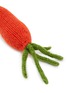 Front View - Click To Enlarge - WARE OF THE DOG - Carrot Wool Knit Dog Toy