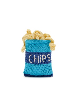 Main View - Click To Enlarge - WARE OF THE DOG - Chips Cotton Crochet Dog Toy