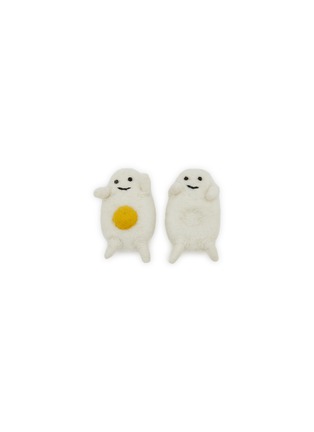 Main View - Click To Enlarge - WARE OF THE DOG - Egg Felted Wool Dog Toy