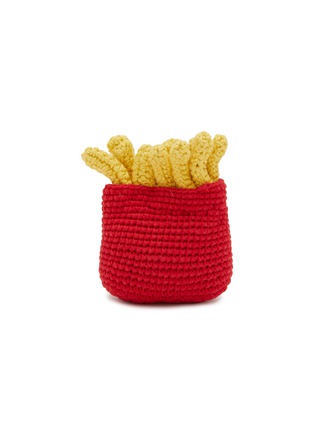  - WARE OF THE DOG - French Fries Cotton Crochet Dog Toy