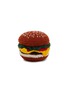 Main View - Click To Enlarge - WARE OF THE DOG - Hamburger Wool Knit Dog Toy