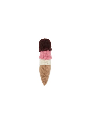  - WARE OF THE DOG - Ice Cream Cone Wool Knit Dog Toy