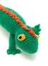 Front View - Click To Enlarge - WARE OF THE DOG - Lizard Cotton Crochet Dog Toy