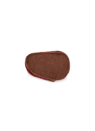  - WARE OF THE DOG - Steak Felted Wool Dog Toy