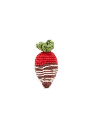  - WARE OF THE DOG - Strawberry Cotton Crochet Dog Toy