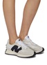 Figure View - Click To Enlarge - NEW BALANCE - 327 Low Top Leather Unisex Sneakers