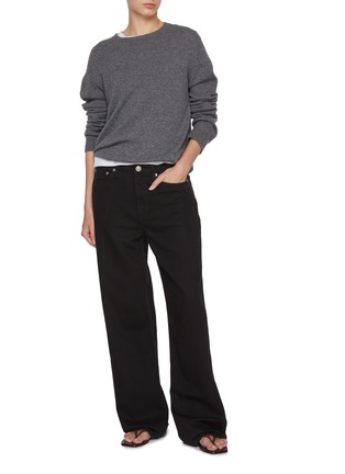 Figure View - Click To Enlarge - RAG & BONE - Featherweight Logan Dark Wash Jeans