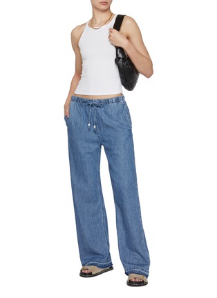 Figure View - Click To Enlarge - RAG & BONE - Logan Featherweight Medium Washed Beach Pants