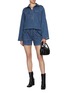 Figure View - Click To Enlarge - RAG & BONE - Miramar Emily Medium Washed Denim Shirt