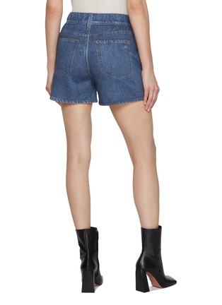 Back View - Click To Enlarge - RAG & BONE - Miramar Medium Washed Denim Shorts