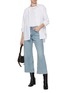 Figure View - Click To Enlarge - RAG & BONE - Andi Cropped Light Washed Jeans