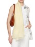 Figure View - Click To Enlarge - CITRUS - Jet'aime Striped Scarf