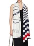 Figure View - Click To Enlarge - CITRUS - Striped All Is Love Scarf