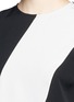 Detail View - Click To Enlarge - TANYA TAYLOR - 'Alyssa' contrast stripe silk georgette blouse