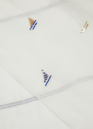 Detail View - Click To Enlarge - CITRUS - Bead Embellished Yacht Scarf