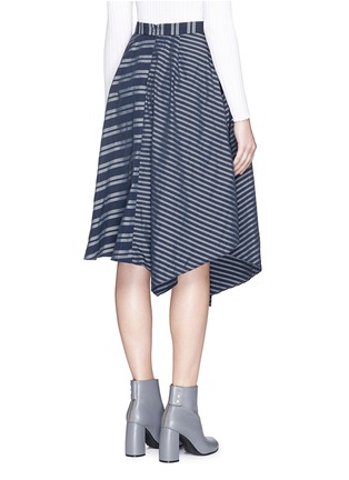 Back View - Click To Enlarge - TANYA TAYLOR - 'Oliver' stripe flared skirt