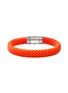 Detail View - Click To Enlarge - JOHN HARDY - Icon Extension Sterling Silver Rubber Bracelet — Size UL