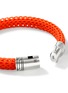  - JOHN HARDY - Icon Extension Sterling Silver Rubber Bracelet — Size UL