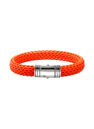 Main View - Click To Enlarge - JOHN HARDY - Icon Extension Sterling Silver Rubber Bracelet — Size UL