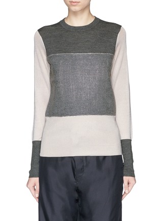 Main View - Click To Enlarge - RAG & BONE - 'Marissa' colourblock Merino wool blend sweater