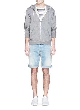Figure View - Click To Enlarge - RAG & BONE - 'Standard Issue' cotton French terry zip hoodie