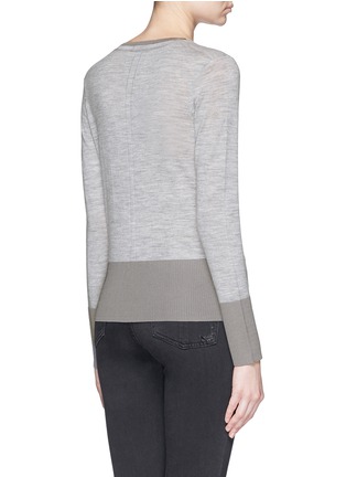 Back View - Click To Enlarge - RAG & BONE - 'Jessica' Merino wool knit sweater