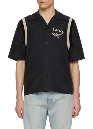 Main View - Click To Enlarge - AMIRI - Hollywood Varsity Embellished Shirt