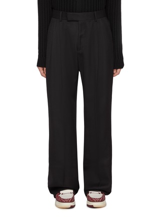 Main View - Click To Enlarge - AMIRI - Double Pleated Straight Leg Pants