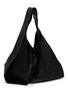 Main View - Click To Enlarge - DISCORD YOHJI YAMAMOTO - Large Cow Leather Drum Dyed Leather Puff Crossbody Bag