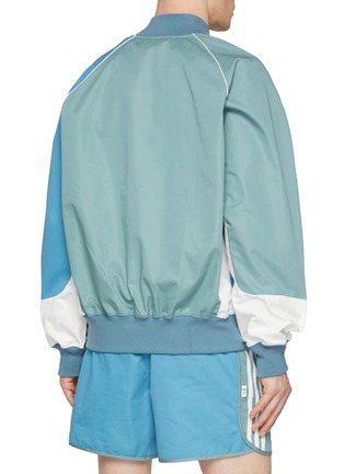 Back View - Click To Enlarge - ADIDAS - x CLOT Colour Block Varsity Jacket