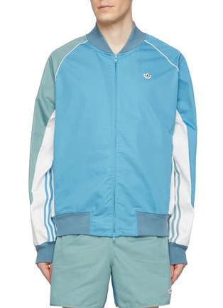 Main View - Click To Enlarge - ADIDAS - x CLOT Colour Block Varsity Jacket