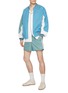 Figure View - Click To Enlarge - ADIDAS - x CLOT Three Stripe Bowling Shirt