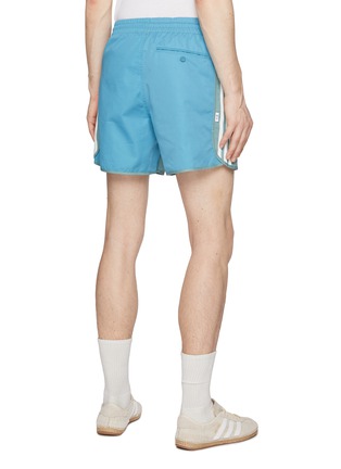 Back View - Click To Enlarge - ADIDAS - x CLOT Contrast Back Elasticated Shorts