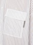  - BRUNELLO CUCINELLI - Sparkle Pinstripe Gauze Shirt