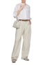Figure View - Click To Enlarge - BRUNELLO CUCINELLI - Sparkle Pinstripe Gauze Shirt