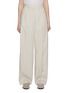 Main View - Click To Enlarge - BRUNELLO CUCINELLI - Loose Fit Pleated Linen Trousers