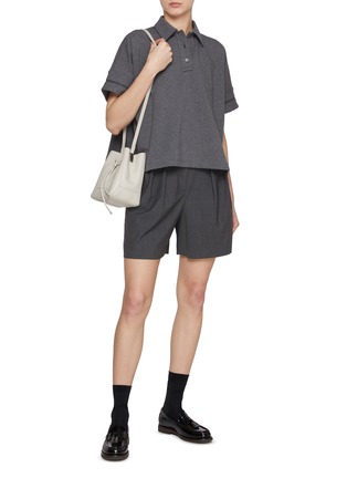 Figure View - Click To Enlarge - BRUNELLO CUCINELLI - Monili Embellished Polo T-shirt