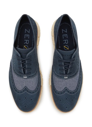 Detail View - Click To Enlarge - COLE HAAN - ZERØGRAND Remastered Wingtip Lined Leather Oxford Shoes