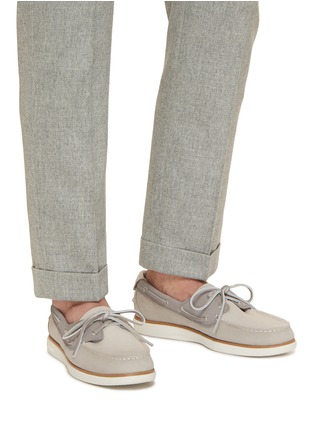 Figure View - Click To Enlarge - COLE HAAN - Grandpro Leather Boat Shoes