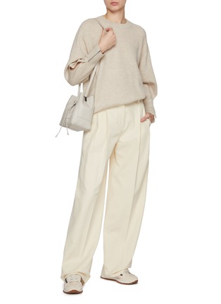 Figure View - Click To Enlarge - BRUNELLO CUCINELLI - Fine Ribbed Cashmere Sweater