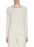 Main View - Click To Enlarge - BRUNELLO CUCINELLI - Monili Embellished Crewneck Cashmere Jumper