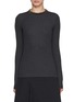Main View - Click To Enlarge - BRUNELLO CUCINELLI - Monili Embellished Ribbed Knit Crewneck Top