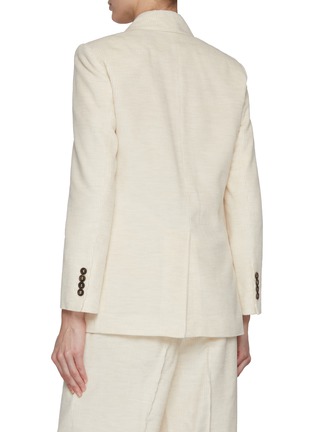 Back View - Click To Enlarge - BRUNELLO CUCINELLI - Double Breasted Corduroy Blazer