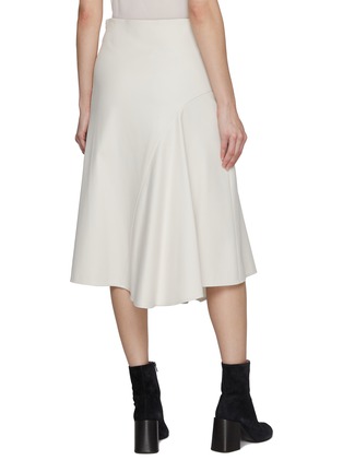 Back View - Click To Enlarge - BRUNELLO CUCINELLI - Asymmetric Hem Midi Skirt