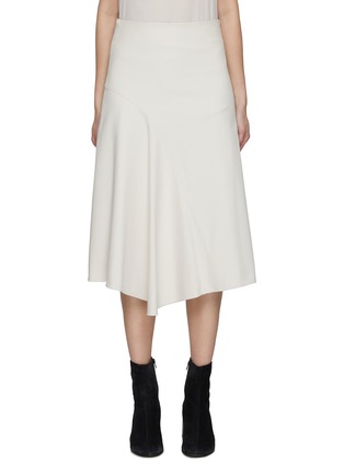 Main View - Click To Enlarge - BRUNELLO CUCINELLI - Asymmetric Hem Midi Skirt
