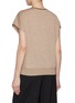 Back View - Click To Enlarge - BRUNELLO CUCINELLI - Monili Neckline Cashmere Silk Knit Top