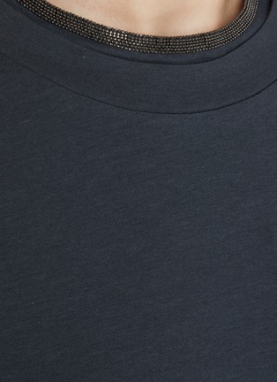  - BRUNELLO CUCINELLI - Monili Embellished Crewneck T-Shirt