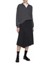 Figure View - Click To Enlarge - BRUNELLO CUCINELLI - Ribbed Knit Cotton Polo