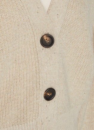  - BRUNELLO CUCINELLI - V-Neck Sequin Caridgan